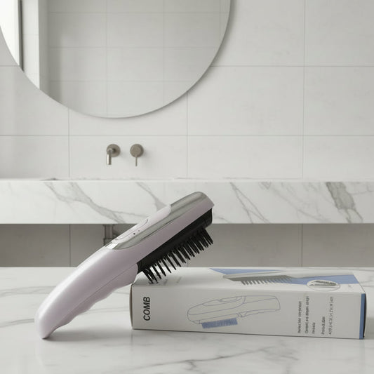 Cepillo Anticaída con luz infrarroja y vibración